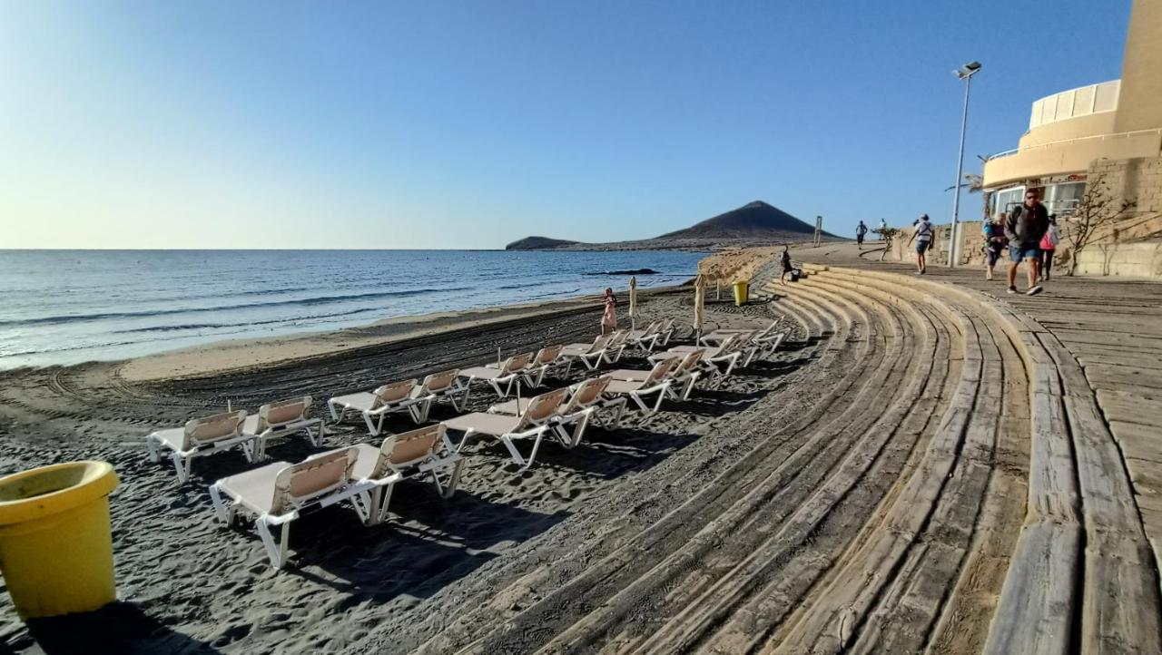 Alquilaencanarias-Medano "Halley", Terrace & Beach Lägenhet El Médano Exteriör bild